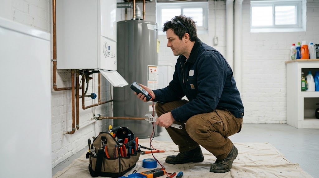 Residential gas boiler system installation and repair in Jamaica Estates, Queens